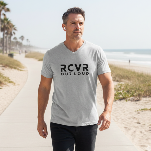 Men's RCVR Out Loud V-Neck Tee
