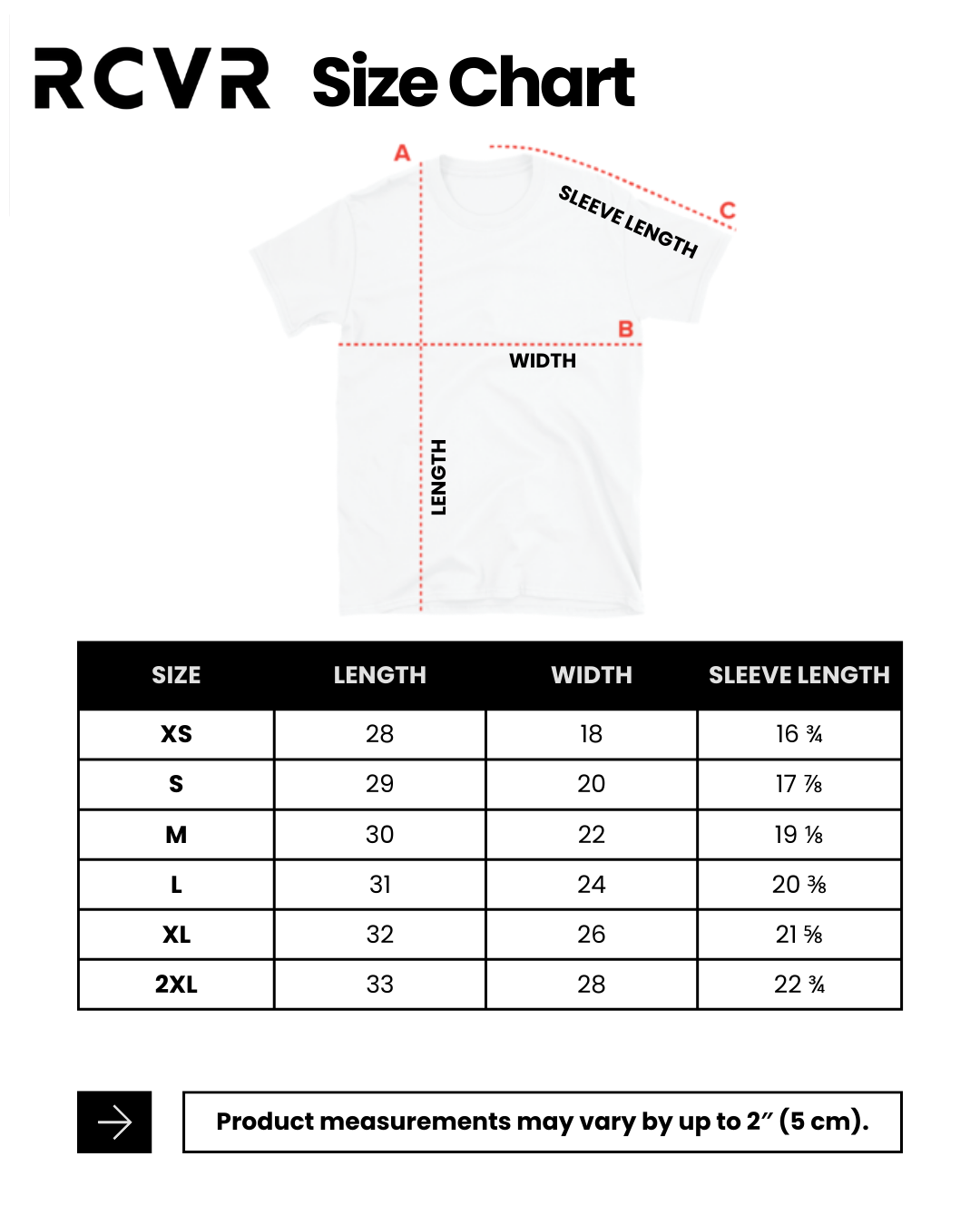 RCVR Ladies' Classic Tee