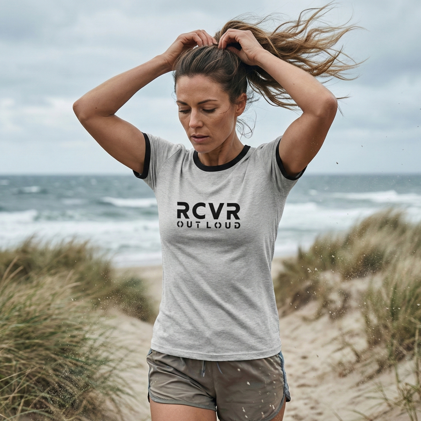 Women's RCVR Out Loud Ringer Tee