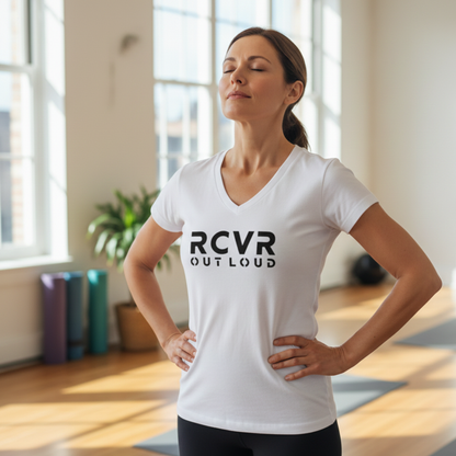 Women's RCVR Out Loud V-Neck Tee