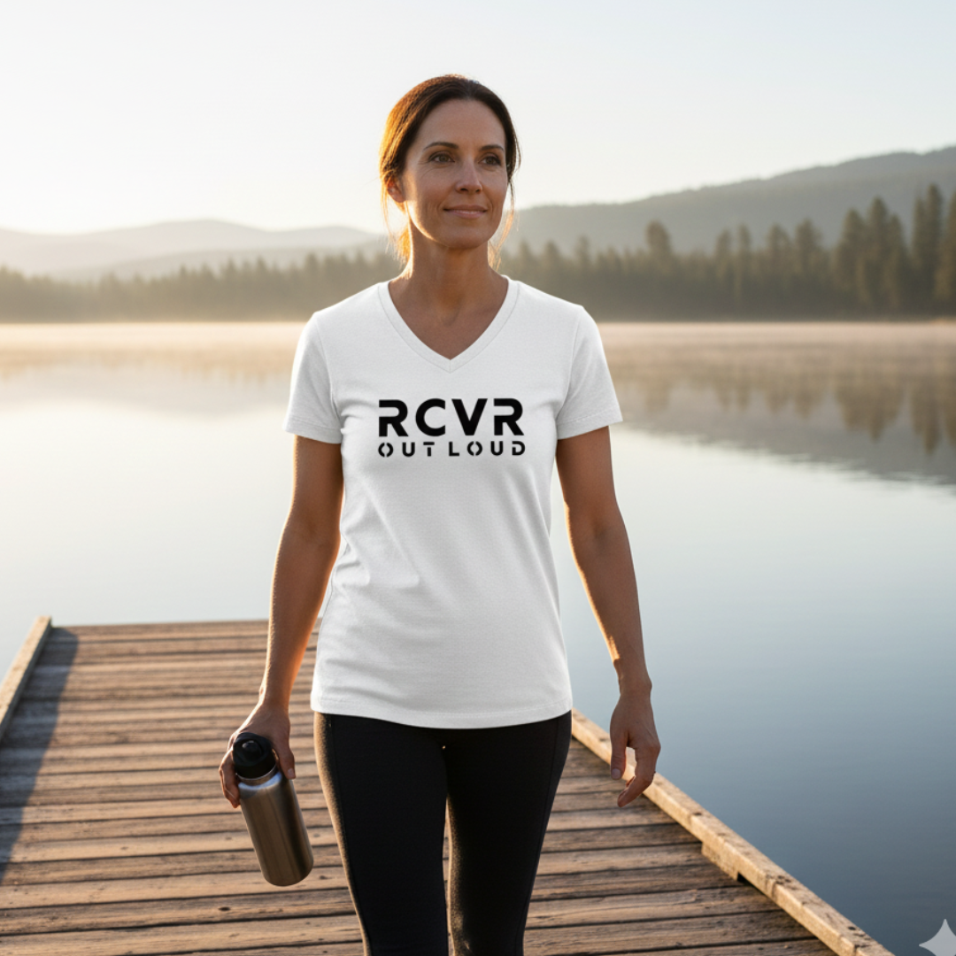Women's RCVR Out Loud V-Neck Tee