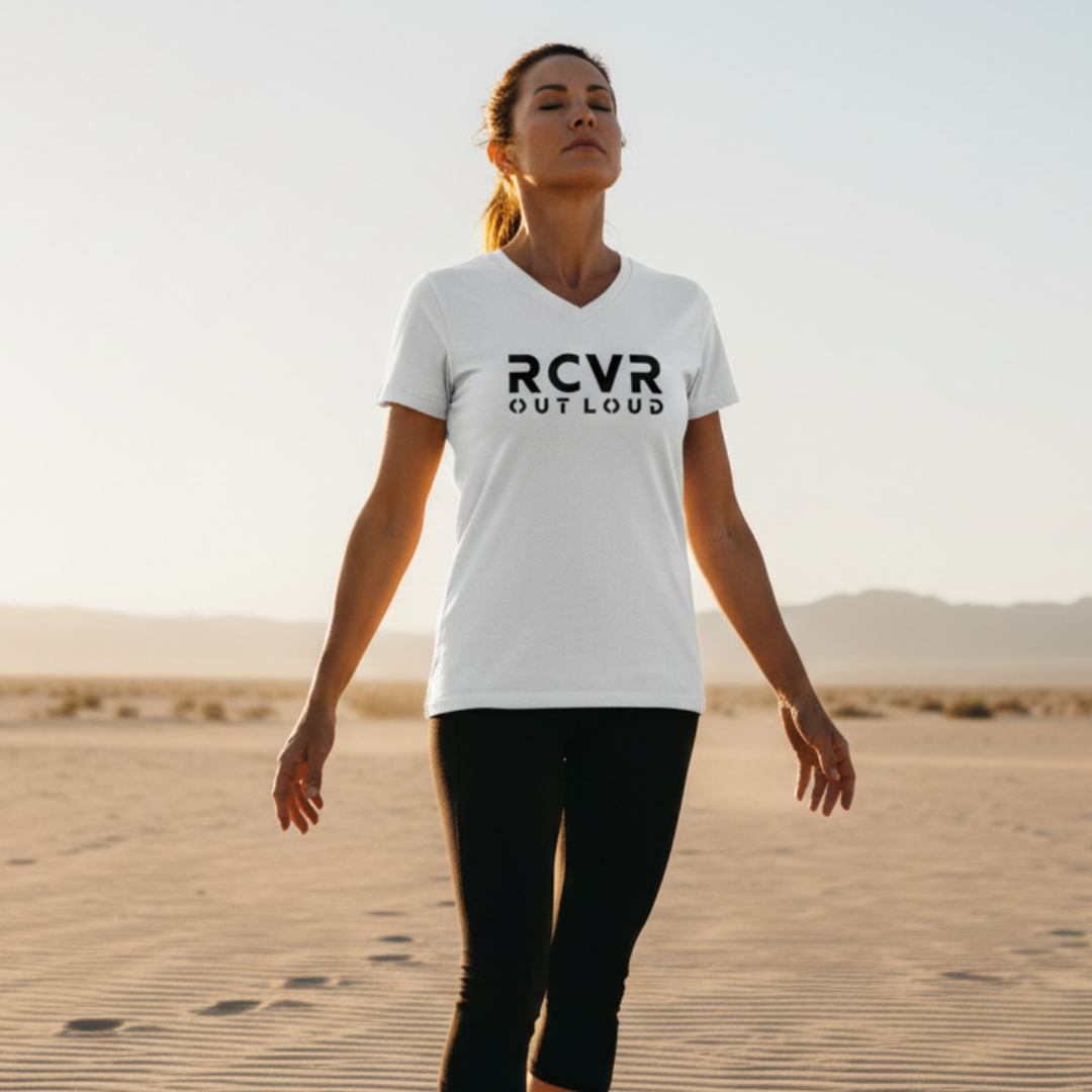 Women's RCVR Out Loud V-Neck Tee