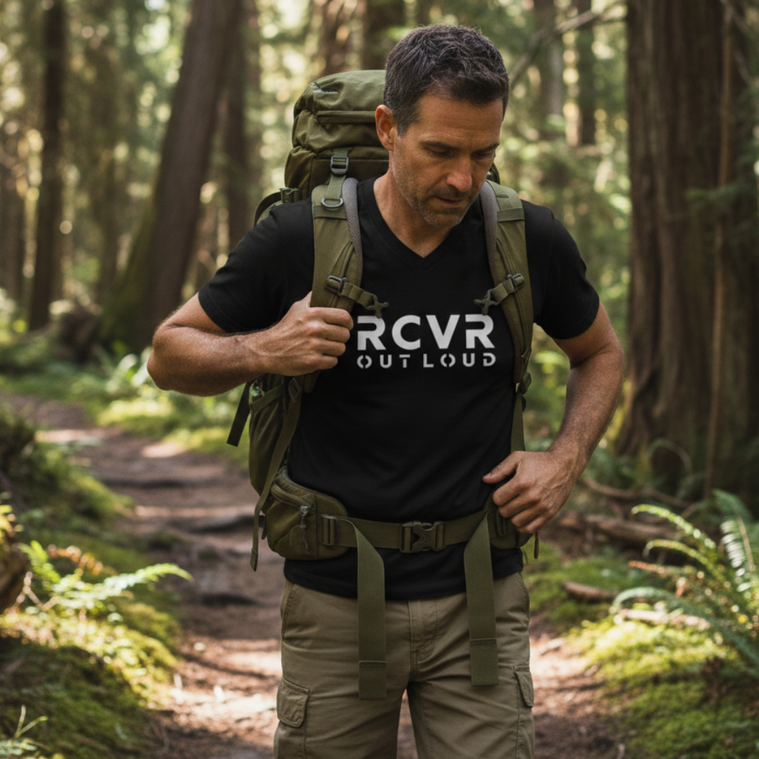 Men's RCVR Out Loud V-Neck Tee