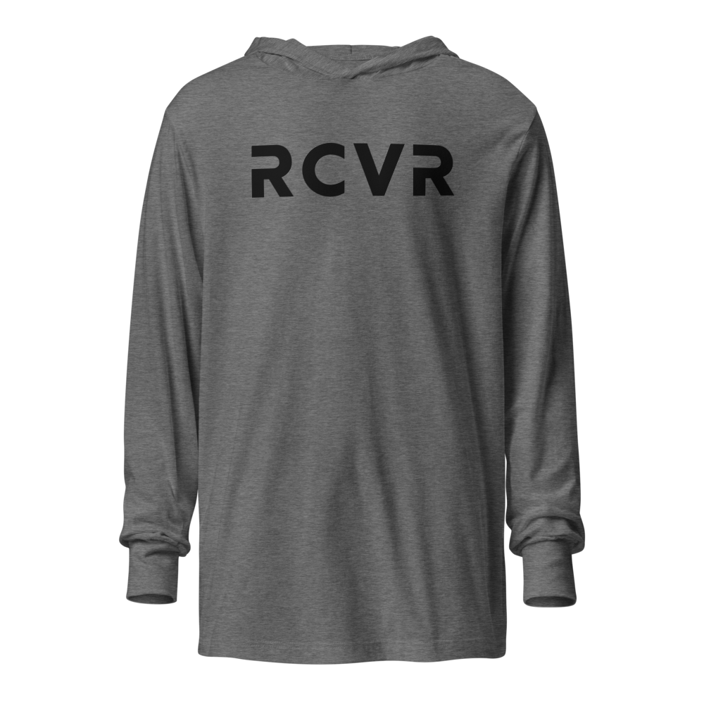 RCVR Men's Hooded Long Sleeve Tee